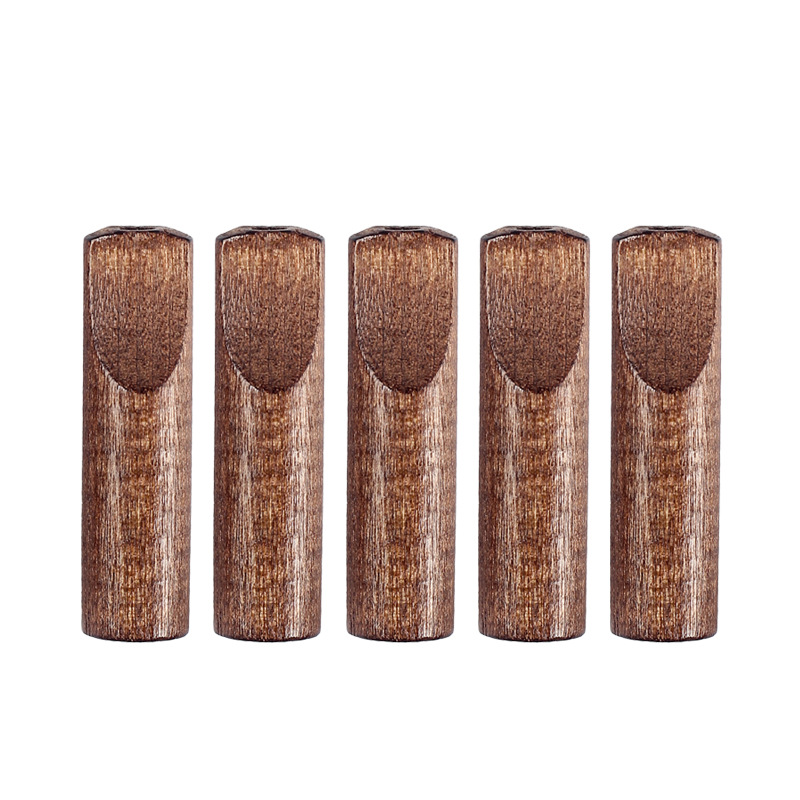 Smoking & Vaping Accessories - 10Pcs 8mm Corong Rokok Kayu Solid