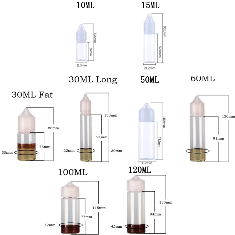 5 Buah Botol Penetes Plastik B - Juice Bottle Dropper ulasan dan harga