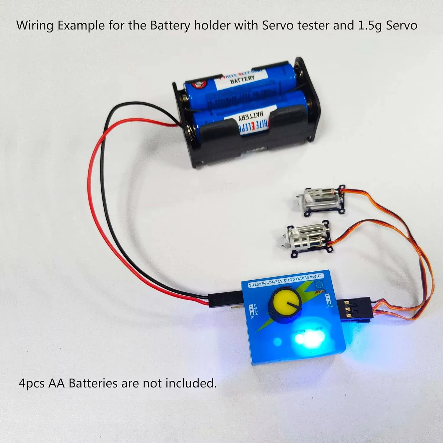Penguji Servo 3CH Digital ESC  - Battery Case Storage ulasan dan harga