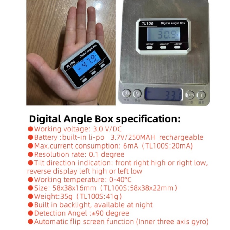 Pengukur sudut Horizontal busu - Battery Case Storage ulasan dan harga