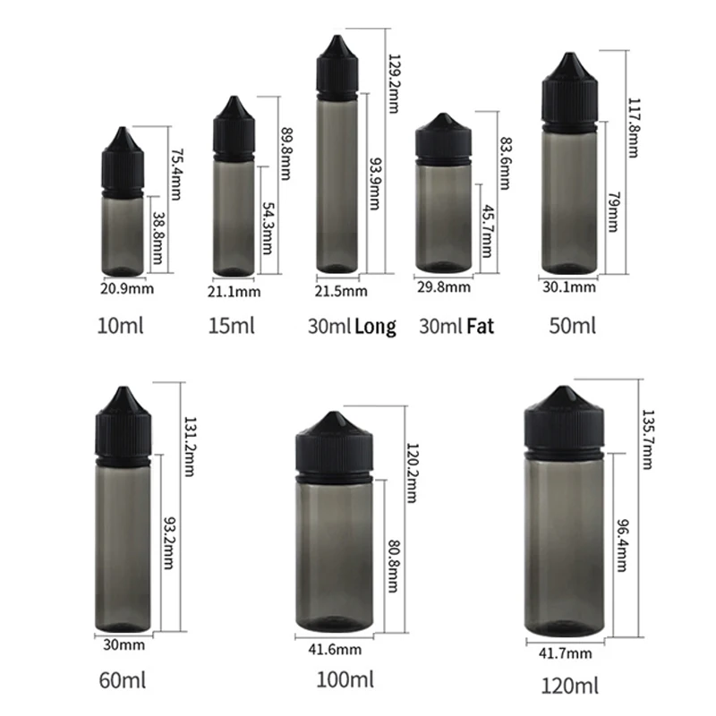 Botol tetes plastik PET hitam, - Juice Bottle Dropper ulasan dan harga