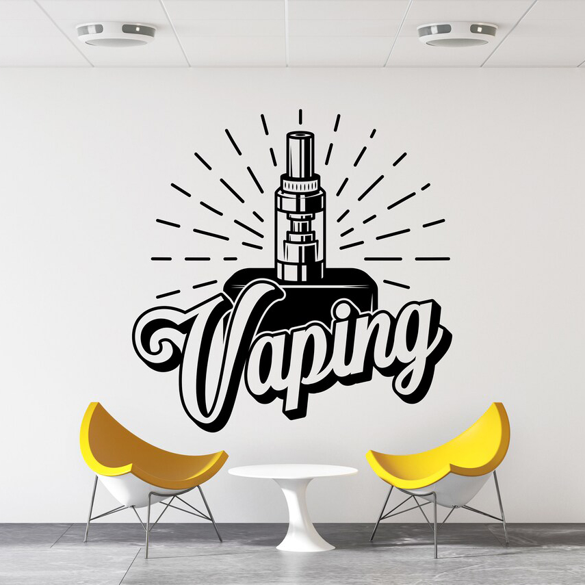 Vape Shop stiker dinding jende - Vaping Store ulasan dan harga